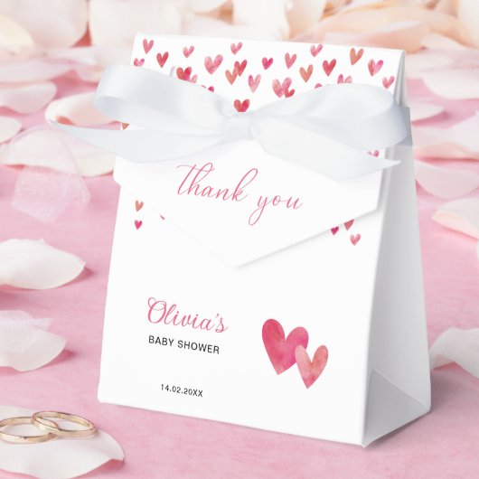 Sweet heart Baby shower Dank je wel Bedankdoosjes (Huwelijk)