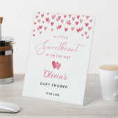 Sweet Heart Baby shower Welkom Reclamebord Met Voetstuk (Insitu)