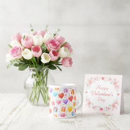 Sweet Heart Balloons Mug Gift for Any Occasion Grote Koffiekop