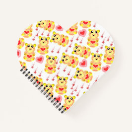 Sweet Heart Bear Nursery Patroon Notitieboek