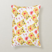 Sweet Heart Bear Nursery Pattern Accent Kussen (Voorkant(Verticaal))