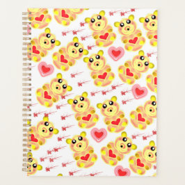 Sweet Heart Bear Nursery Pattern Planner