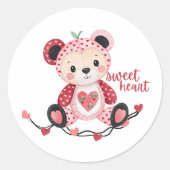 Sweet Heart Beer Classic Ronde Sticker (Voorkant)