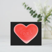 Sweet Heart Black briefkaart (Staand voorkant)