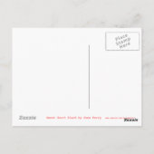 Sweet Heart Black briefkaart (Achterkant)