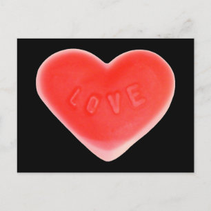 Sweet Heart Black briefkaart