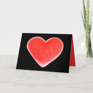 Sweet Heart Black "Happy Valentine's Day"-kaart Feestdagen Kaart