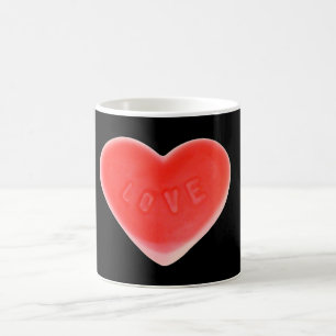Sweet Heart Black 'I love T'-mok Koffiemok