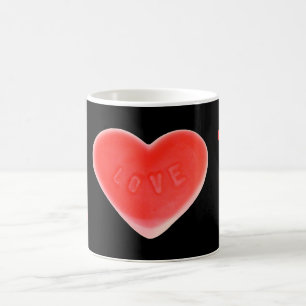 Sweet Heart Black 'I love U'-mok Koffiemok