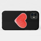 Sweet Heart Black iPhone hoesje (Achterkant (horizontaal))
