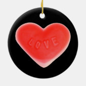 Sweet Heart Black ornament (Achterkant)