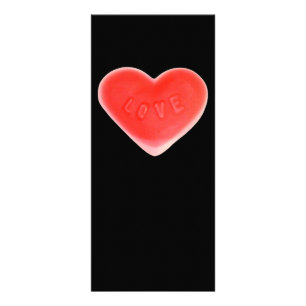 Sweet Heart Black-rackkaart Reclamekaart