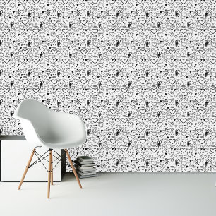 Sweet Heart Doodles Behang