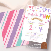 Sweet Heart Dubbel Het Leuke Meisje Gezamenlijke V Kaart