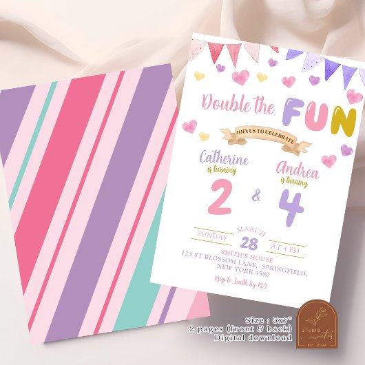 Sweet Heart Dubbel Het Leuke Meisje Gezamenlijke V Kaart