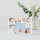 Sweet Heart Editable Color Birth Announding Briefkaart (Staand voorkant)
