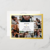 Sweet Heart FOLIE Collage Sparen het Briefkaart va (Voorkant / Achterkant)