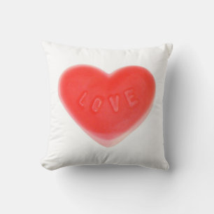 Sweet Heart goot kussen rood vierkant