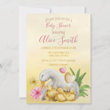 Sweet Heart Greenery Yellow mammie & Baby shower