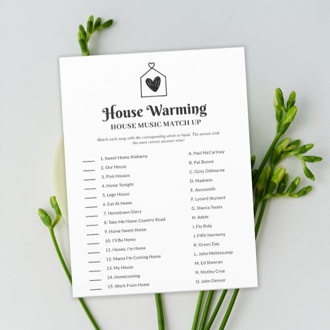Sweet Heart House Warming Party Game (Sweet Heart House Warming Party Game)