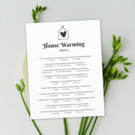 Sweet Heart House Warming Party Game