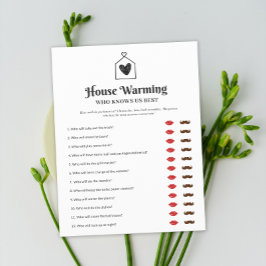 Sweet Heart House Warming Party Game