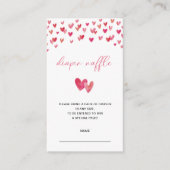 Sweet Heart Luier Raffle Informatiekaartje (Voorkant)