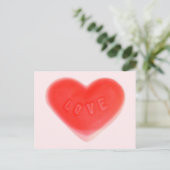 Sweet Heart Pink briefkaart (Staand voorkant)