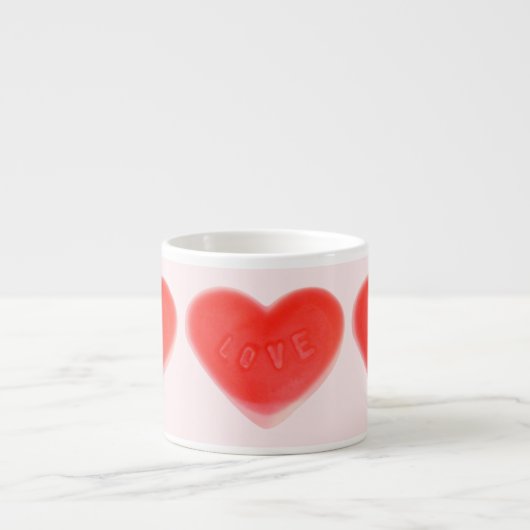 Sweet Heart Pink espresso mok (Voorkant)