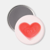 Sweet Heart Pink fridge magnet (Voorkant / Achterkant)