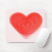 Sweet Heart Pink mousepad Muismat (Met muis)
