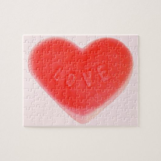 Sweet Heart Pink puzzel Legpuzzel (Horizontaal)
