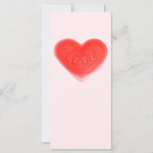 Sweet Heart Pink-rackkaart (Voorkant)