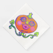 Sweet Heart Pumpkin Halloween Decor Servet (Hoek)