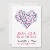 Sweet-Heart sparen de Datum Save The Date (Voorkant)