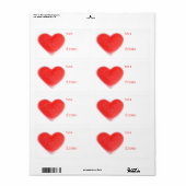 Sweet Heart tot...van' gift label label (Full Sheet)