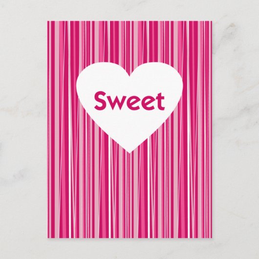 Sweet Heart Valentijn Briefkaart (Voorkant)