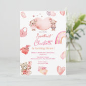 Sweet Heart Valentijn Verjaardagsfeest Kaart (Staand voorkant)