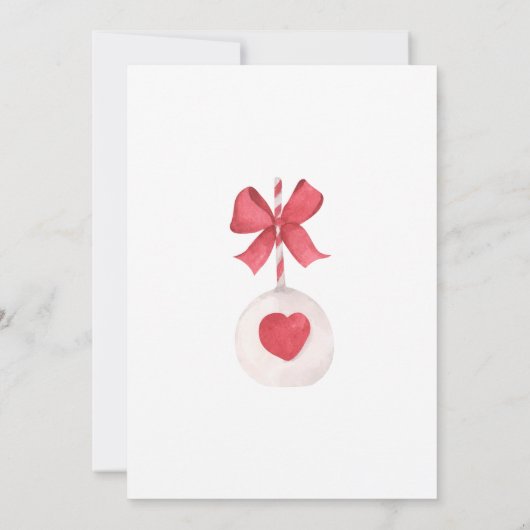 Sweet Heart Valentijn Verjaardagsfeest Kaart (Achterkant)