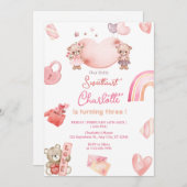 Sweet Heart Valentijn Verjaardagsfeest Kaart (Voorkant / Achterkant)