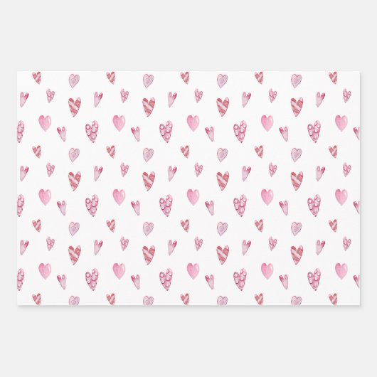 Sweet Heart Valentijnse  Inpakpapier Vel (Voorkant)