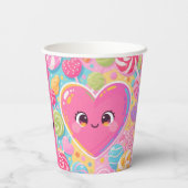 Sweet Heart Vibes - Schattigee papieren beker (Achterkant)