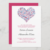 Sweet-Heart Wedding Kaart (Voorkant / Achterkant)