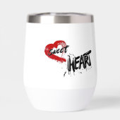 Sweet Heart Wine Tumbler (Achterkant)