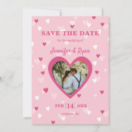Sweet Hearts Aangepast Fotoroze Save The Date