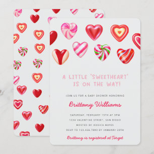 Sweet Hearts-Baby shower Kaart