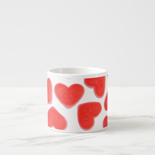 Sweet Hearts espresso mok (Voorkant)