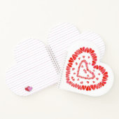 SWEET HEARTS Heart Shape Spiral Notitieboek (Binnen)