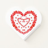 SWEET HEARTS Heart Shape Spiral Notitieboek (Achterkant)