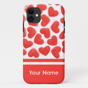 Sweet Hearts Naam iPhone hoesje
